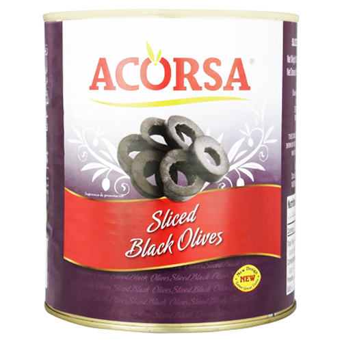 OLIVE BLACK SLICED ACORSA ( 3000 ml )