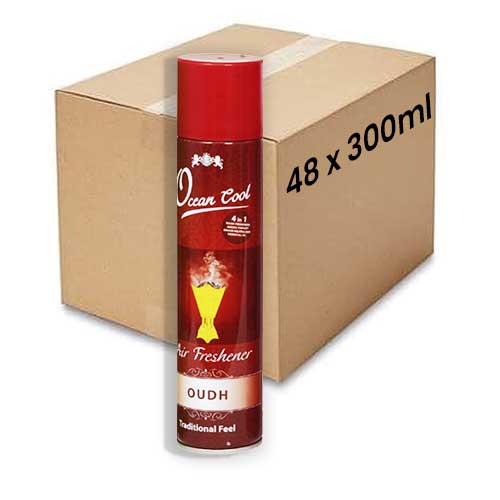 AIR FRESHNER OUDH OCEAN COOL ( 48 X 300 ml )