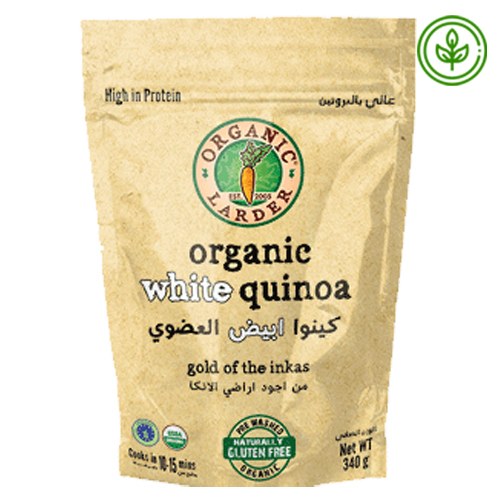  Organic Larder White Organic Quinoa 340 gm