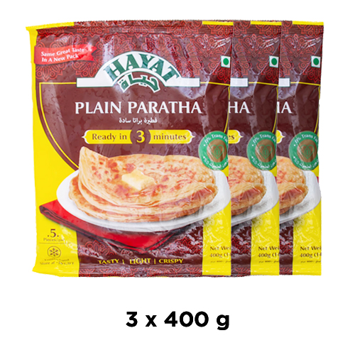 PARATHA FROZEN HAYAT ( 3 X 400 GM )