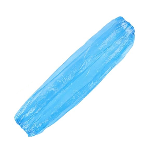  Disposable PE Sleeves Blue 100 Pc