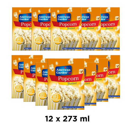  American Garden Popcorn Butter 12 x 273 g