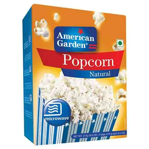 POPCORN NATURAL AMERICAN GARDEN ( 273 gm )