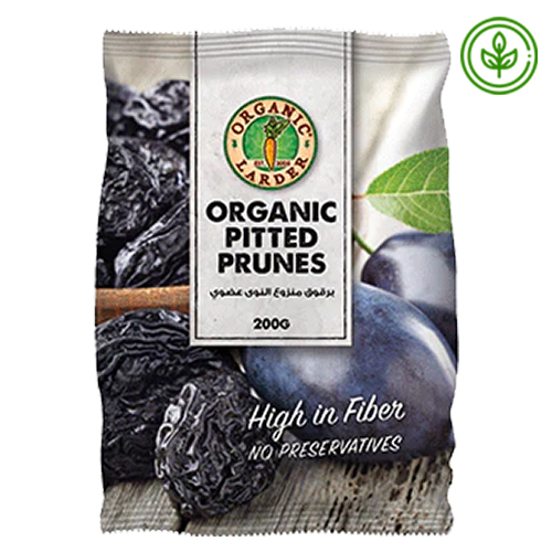  Organic Larder Pitted Prunes 200 g