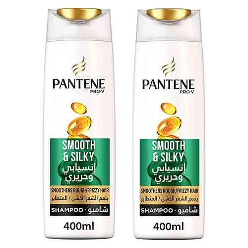 SHAMPOO SMOOTH & SILKY PANTENE ( 2 X 400 ml )