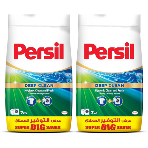 DETERGENT LAUNDRY POWDER GREEN PERSIL ( 2 X 7 KG )