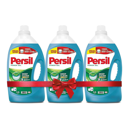 LAUNDRY LIQUID POWER GEL FRONT LOAD PERSIL (3 X 4.8 LTR)