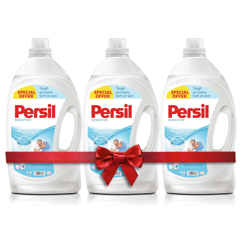 DETERGENT LAUNDRY SENSITIVE BABY LIQUID PERSIL ( 3 X 4.8 LTR )