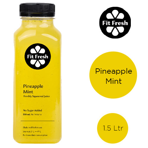  Fit Fresh Pineapple and Mint Juice 1.5 Ltr