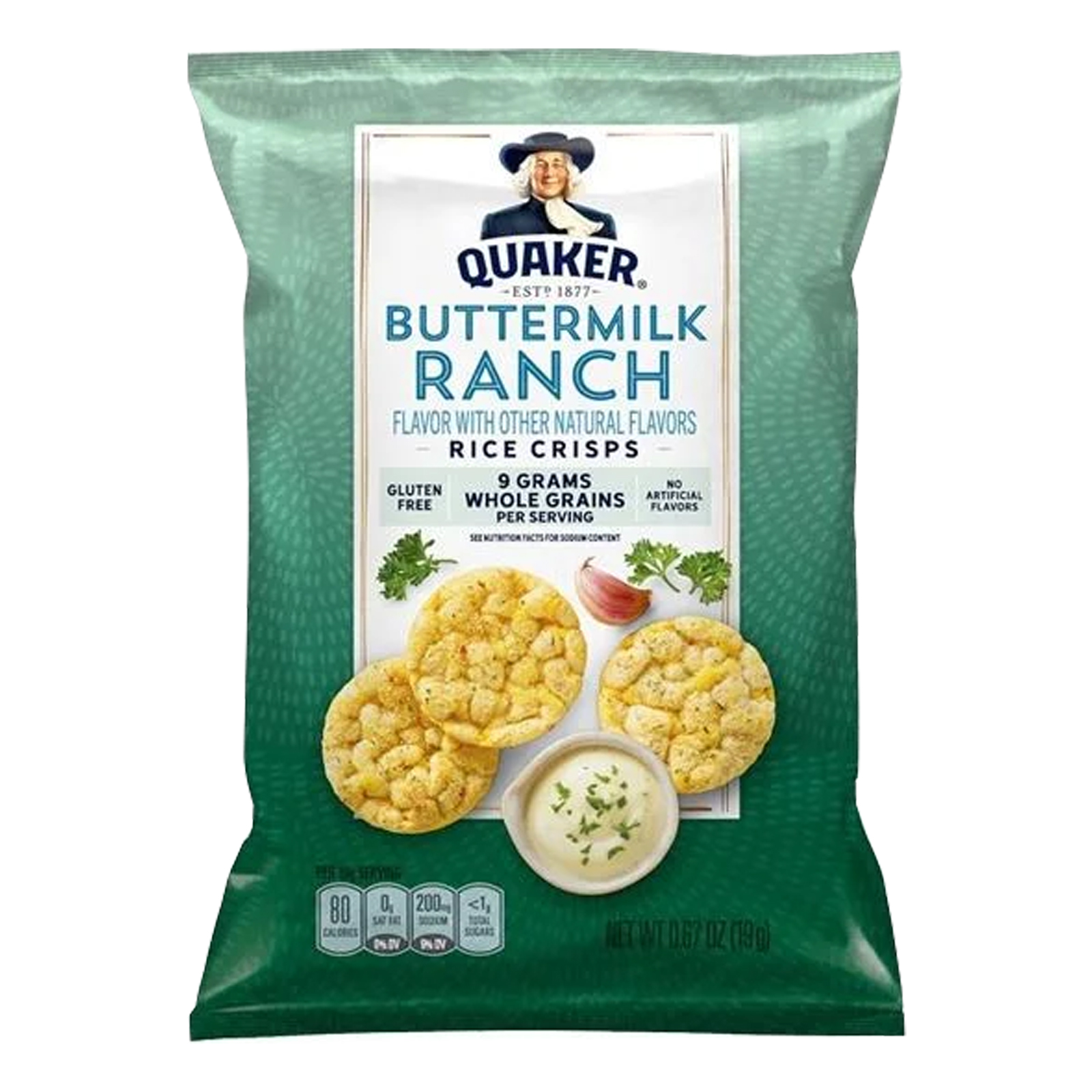 RICE CRISPS SWEET & SAVORY MIX BUTTERMILK RANCH QUAKER ( 19 GM )