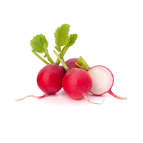 RADISH RED WITH LEAVES - ME - BUNCH ( 100 GM )