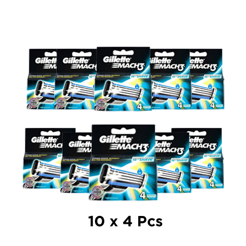 RAZOR BLADE MACH 3 GILLETTE ( 10 X 4 PCS )