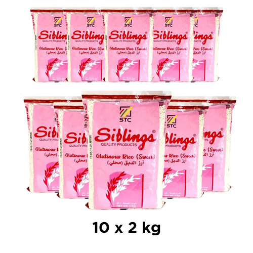 RICE GLUTINOUS SWEET SIBLINGS ( 10 X 2 kg )