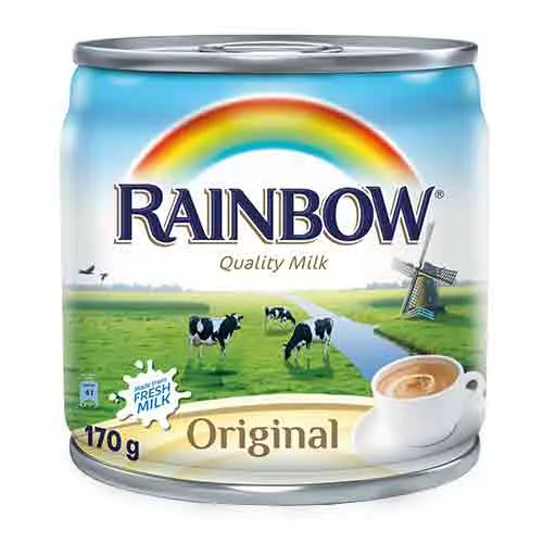 MILK EVAPORATED ORIGINAL RAINBOW ( 170 GM )