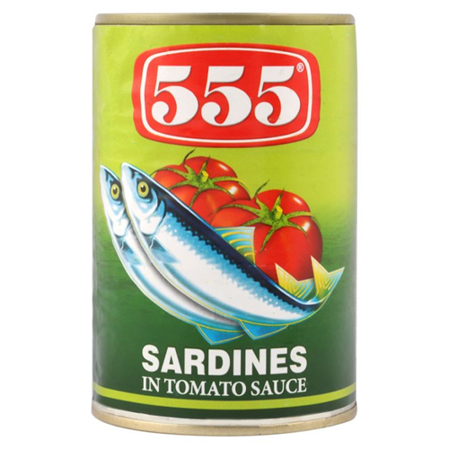 SARDINES IN TOMATO SAUCE REGULAR 555 ( 155 GM )