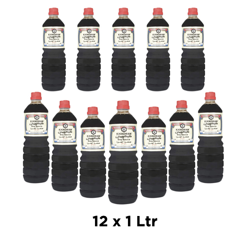 SOY SAUCE KIKKOMAN ( 12 X 1 LTR )