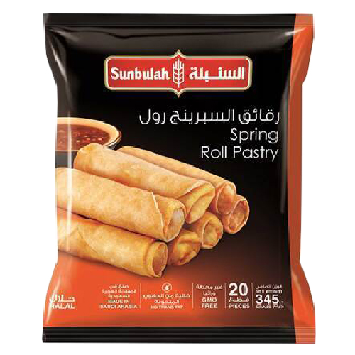 SPRING ROLL PASTRY FROZEN SUNBULAH (345 GM)