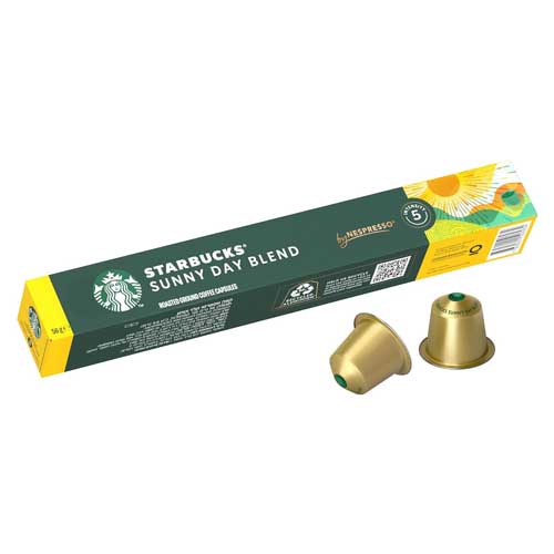 COFFEE CAPSULE SUNNY BLEND LUNGO STARBUCKS ( 56 gm )