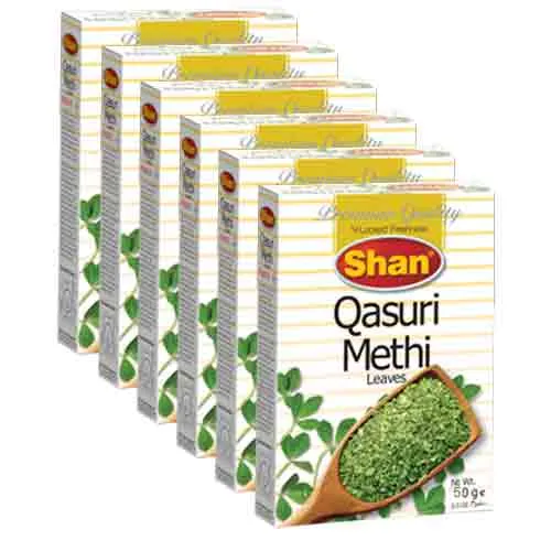 KASOORI METHI DRY POWDER SHAN ( 6 X 50 GM )