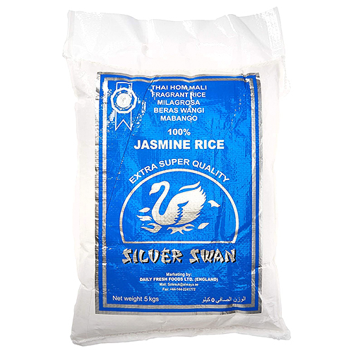 RICE JASMINE SILVER SWAN ( 5 KG )