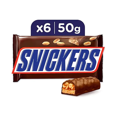 CHOCOLATE SNICKERS ( 6 X 50 GM )