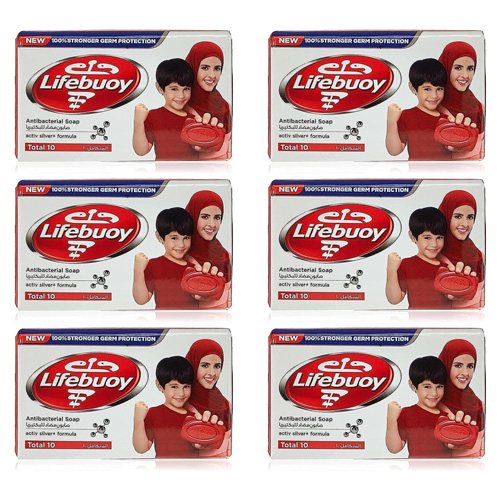  Lifebuoy Bar Soap Total 10 6 x 70 Gm