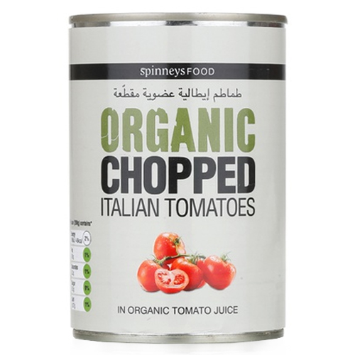  Spinneys Food Organic Chopped Italian Tomatoes 400 g