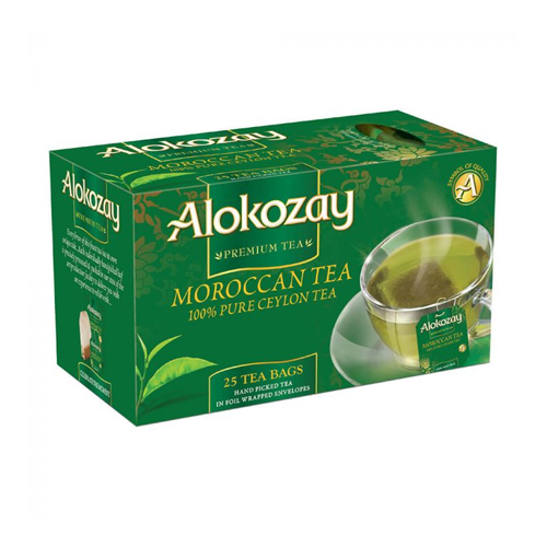 TEA BAG MOROCCAN CEYLON ALOKOZAY ( 25 BGS )