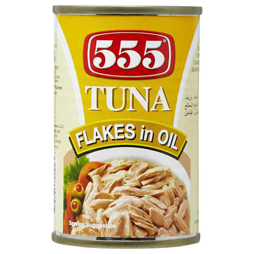 TUNA FLAKES IN OIL 555 ( 155 GM )