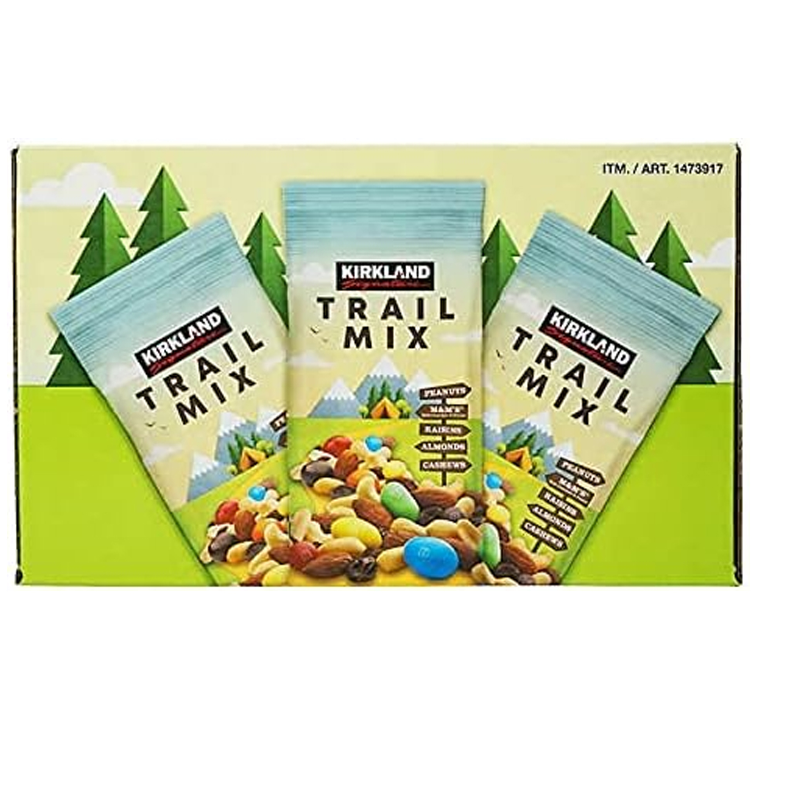 SNACK PACKS TRAIL MIX KIRKLAND ( 28 X 2 Oz / 56 GM )