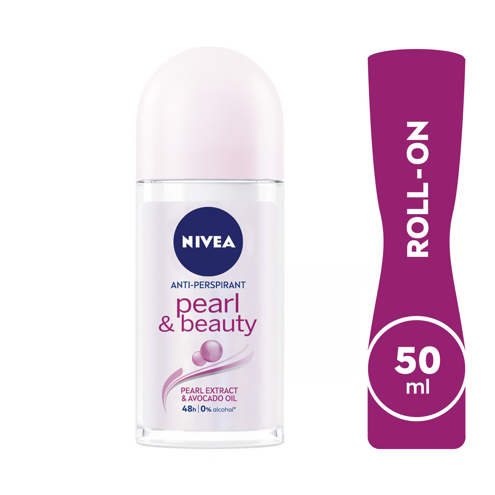 ROLL ON WOMEN ANTIPERSPIRANT PEARL & BEAUTY NIVEA ( 50 ML )