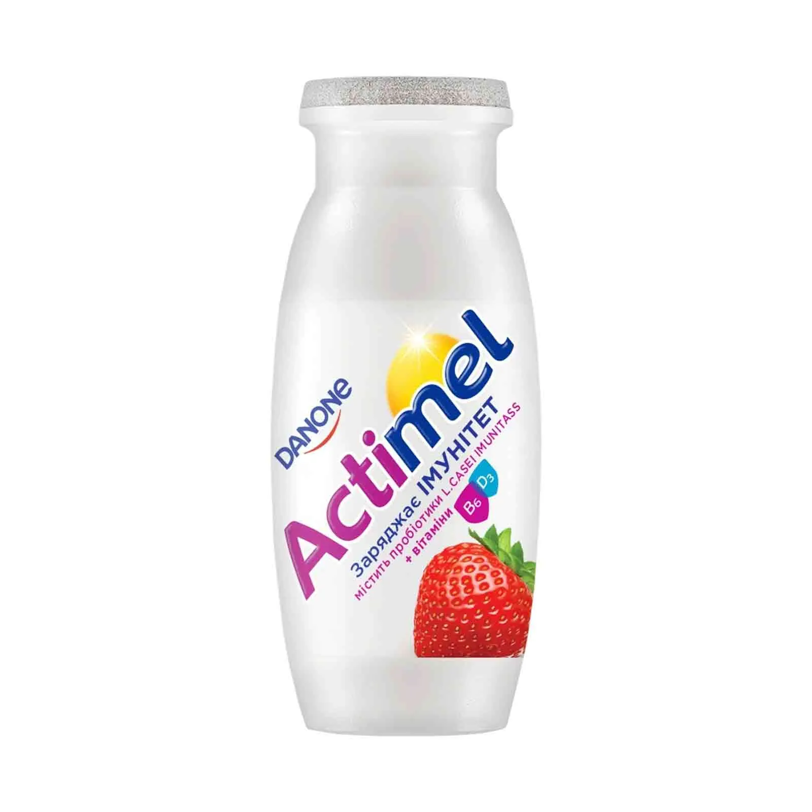 Danone Yoghurt Drink Strawberry Actimel 8 x 93 ml