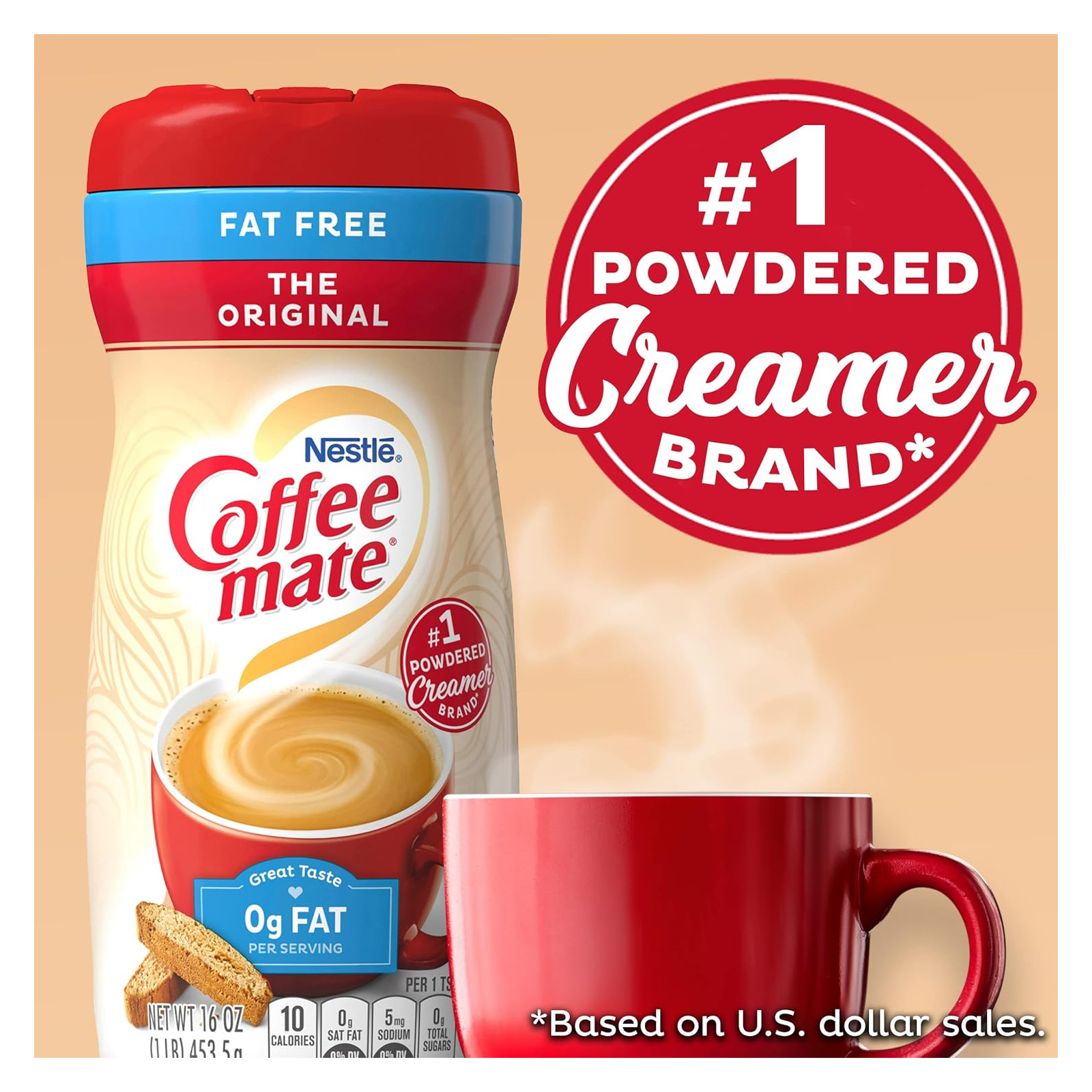  Nestle Coffeemate Fat Free 453.5 g