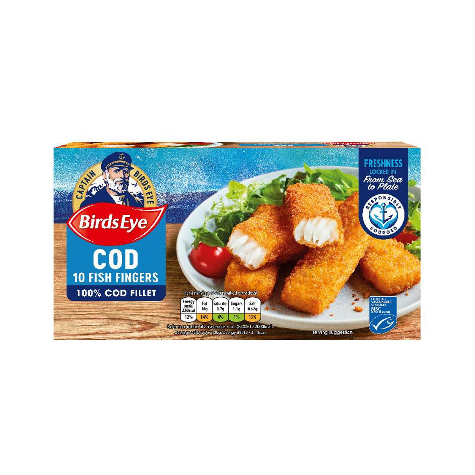 FISH FINGERS HADDOCK BIRDS EYE ( 280 GM )