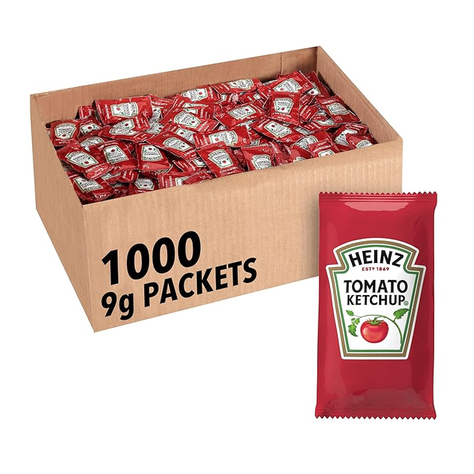 TOMATO KETCHUP SACHET HEINZ ( 1000 X 9 GM )