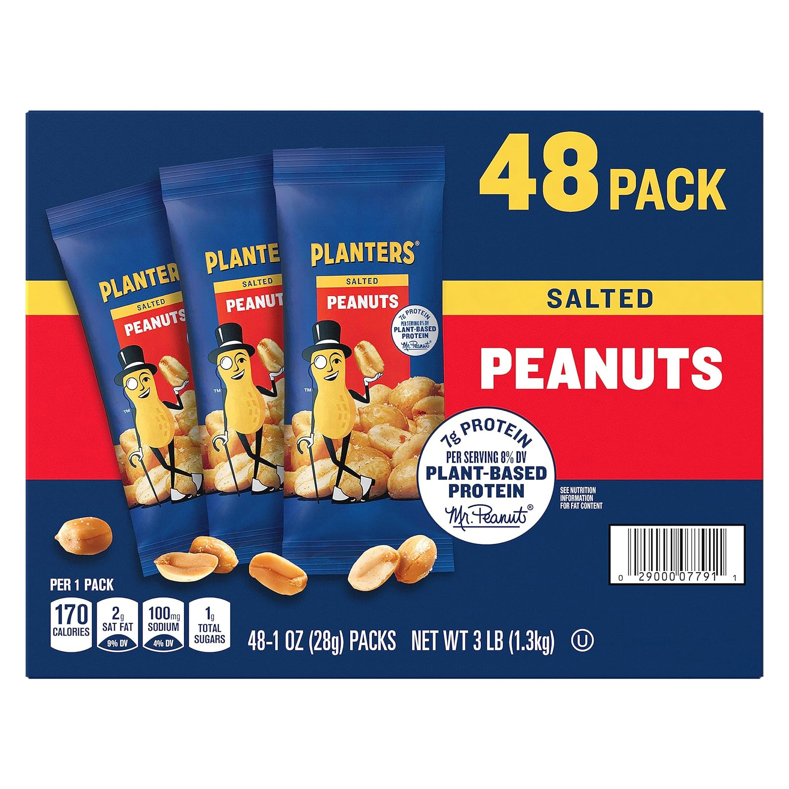 PEANUTS SALTED PLANTERS ( 48 X 28 GM )