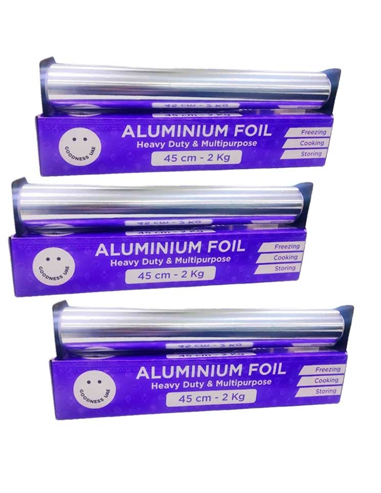 ALUMINIUM FOIL 45 CM GOODNESS ( 3 X 2 KG )