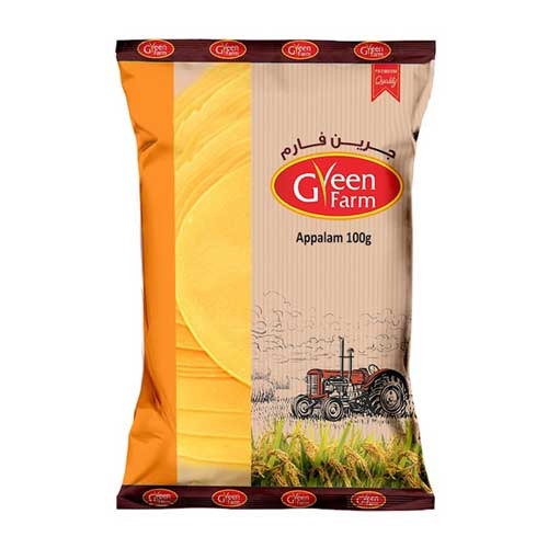 PAPAD PLAIN GREEN FARM ( 100 GM )