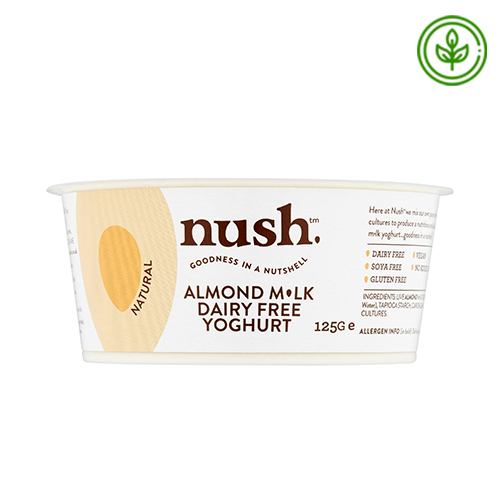  Nush Natural Dairy Free Almond Milk Yoghurt 125 g