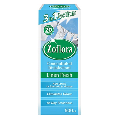 DISINFECTANT CONCENTRATED LINEN FRESH ZOFLORA (500 ML)