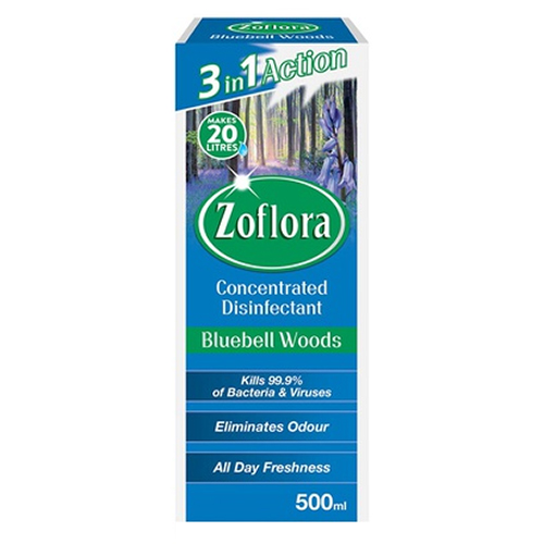 DISINFECTANT CONCENTRATED BLUEBELL EOODS ZOFLORA (500 ML)