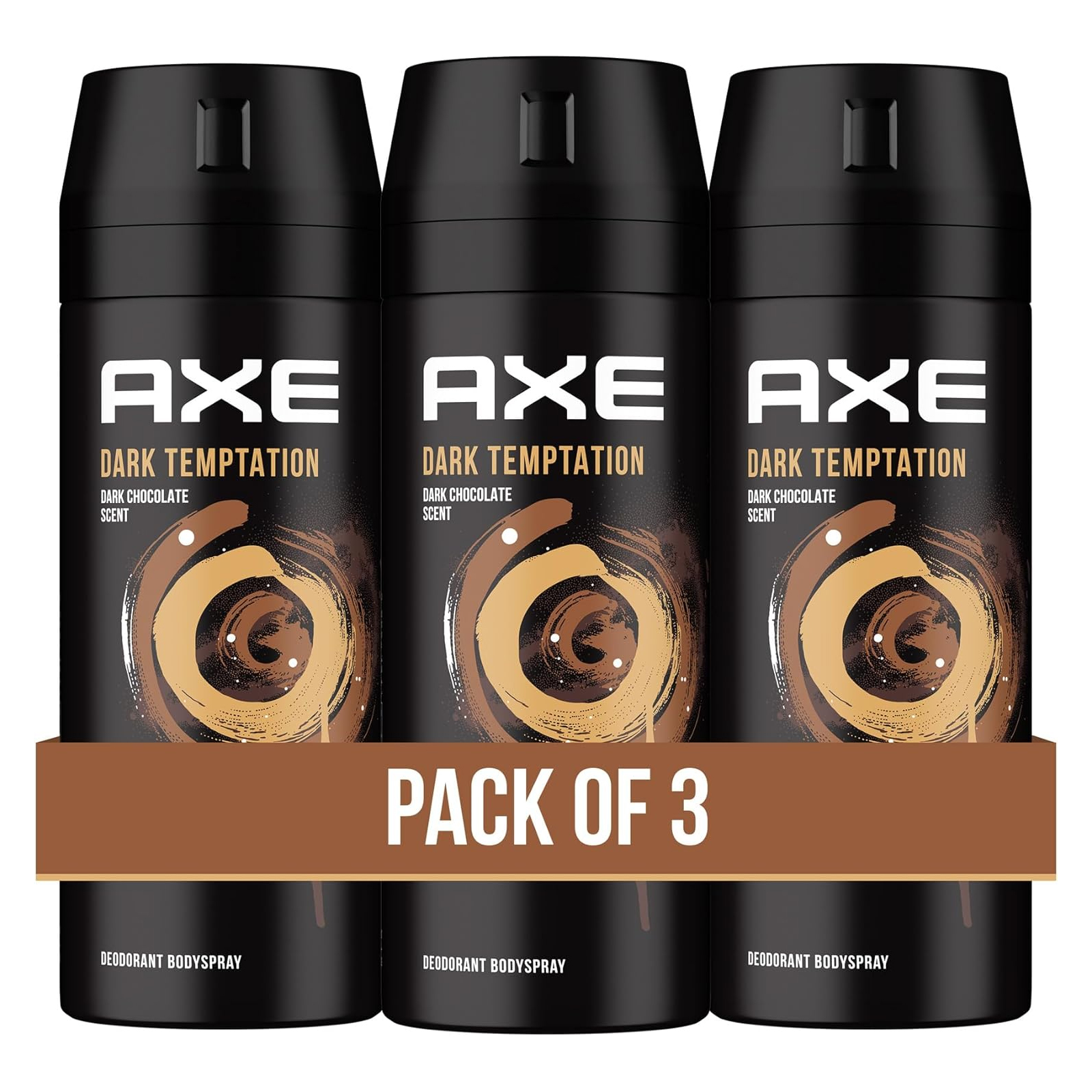 DEODORANT AEROSOL MEN NON STOP FRESH DARK TEMPTATION AXE ( 3 X 150 ML)