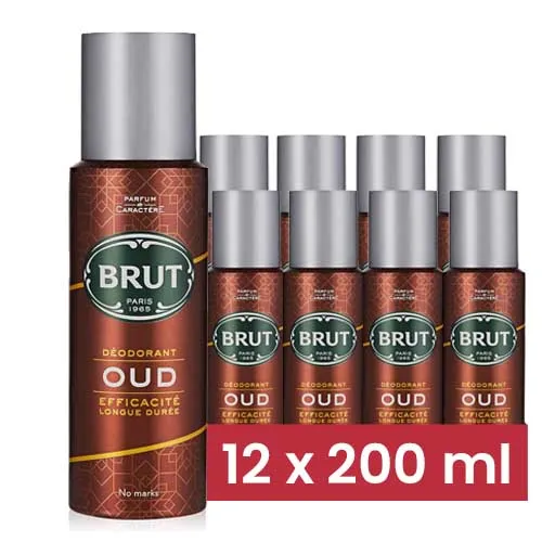 DEODORANT SPRAY OUD BRUT ( 12 X 200 ML )