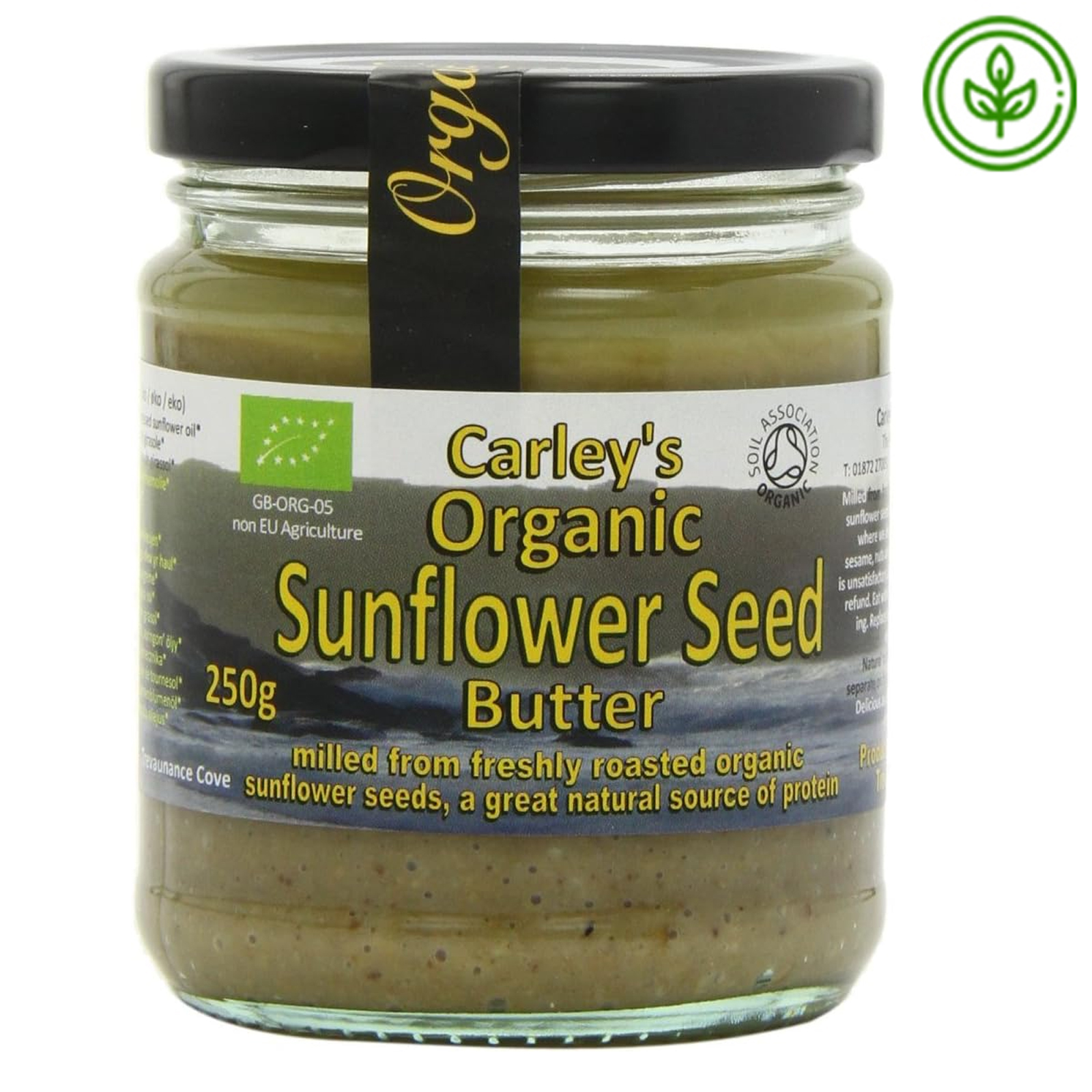  Carleys Organic Sunflower Roasted Seed Butter 250 g
