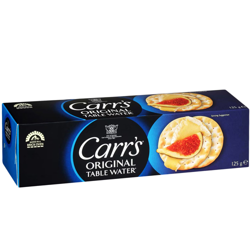  Carrs Original Table Water Crackers 12 X 125g