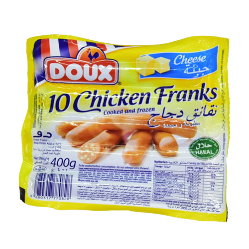  Doux Chicken Cheese Franks 400 g