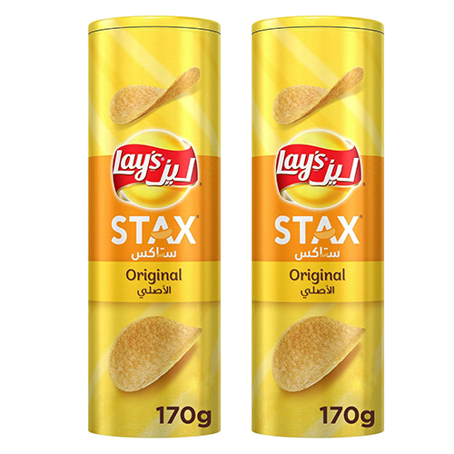  Lays Chips Stax original Potato Crisps 2 x 170 g