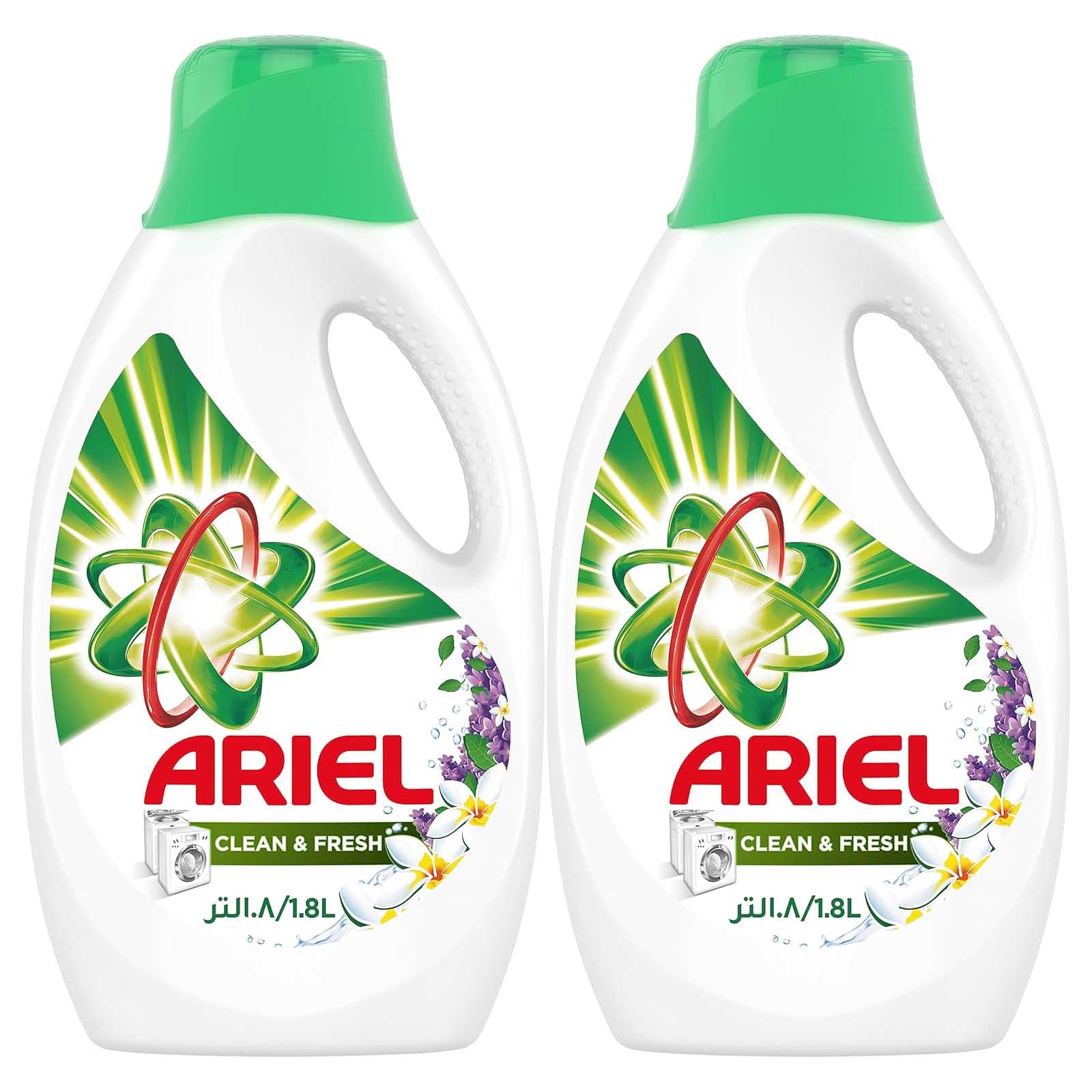 POWER GEL AUTOMATIC CLEAN & FRESH ARIEL ( 2 X 1.8 LTR )