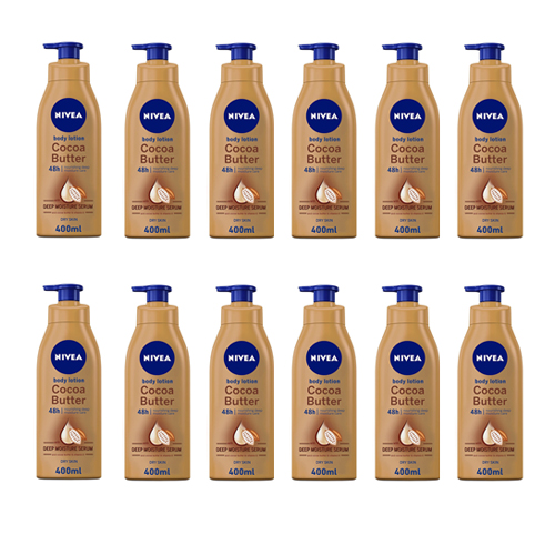 BODY LOTION COCOA BUTTER NIVEA (12 X 400 ML)