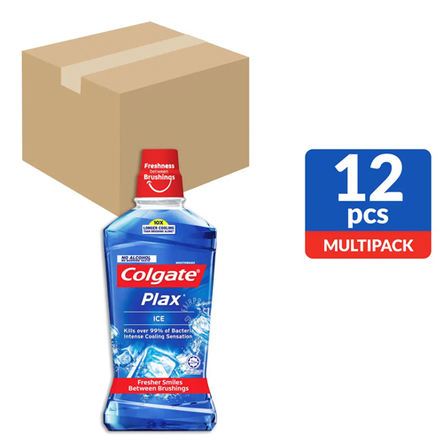  Colgate Plax Peppermint Mouthwash 12 X 250ml